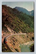 Feather River Canyon CA-California, California Zephyr, Vintage Postcard picture