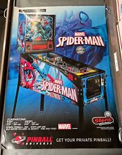 Spiderman Poster New PROMO Stern Pinball Machine Art Artwork 23 x 33 picture