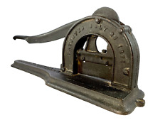 Antique 1875 CHAMPION KNIFE IMPROVED Cast Iron Tobacco / Cigar Cutter Enterprise picture