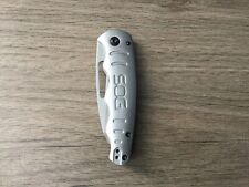SOG Escape FL Stainless 8Cr13MoV Folding Pocket Knife - Excellent Condition picture