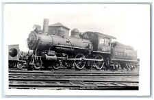 1930 Bangor & Aroostook Railway Locomotive Train #213 Maine RPPC Photo Postcard picture