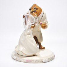 Lenox  Belle's Wedding Dreams Cake Topper Figurine Beauty & Beast New picture