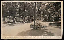 Vintage Postcard 1930's Silver Spring Cabins, Bel Air, Maryland (MD) picture