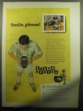 1958 South Africa Tourism Ad - Smile, please picture