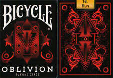 1st Run Misprinted Bicycle Oblivion Deck (Red) By Collectable Playing Cards picture