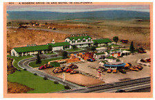 El Segundo CA California, Patmar's Motel & Drive In Restaurant Adv. Postcard VGC picture