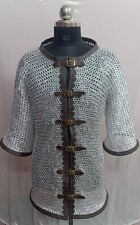 Chainmail shirt Aluminium 10 mm 16 gauge Flat Solid Ring Dome Riveted waser picture