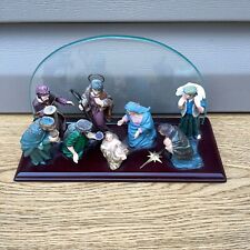 Teleflora Hand Painted Nativity Scene with Glass Background picture