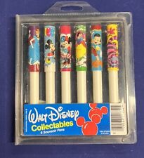 Walt Disney Collectible Souvenir Pens Unused Vintage 90s Set Of Six picture