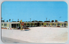 Postcard~ A1A Motel~ Flagler Beach, Florida~ FL picture