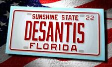 DESANTIS Vintage-Style Florida License Plate Sticker • Decal • 2022 Governor picture