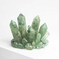 Green Aventurine Crystal Quartz Cluster Specimens Healing Reiki Ornaments Gift picture