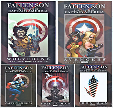 Fallen Son: The Death of Captain America #1 2 3 4 5 (2002) NEAR MINT 5 BOOK LOT picture