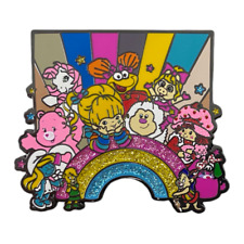 80s GIRL POWER Saturday Morning Cartoon Rainbow Brite Jumbo Fantasy Lapel Pin picture