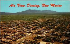 Deming NM-New Mexico, Aerial View Town Area, Vintage Postcard picture