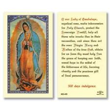 Prayer to Our Lady of Guadalupe Holy Card Pack of 25 Size 2.675 in x 4.375 in H picture