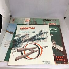 (9) 1958 Boy Scout “Scouting” Magazine Lot *RARE* picture