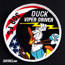 USAF 309th FIGHTER SQ-309 FS- F-16-DUCK VIPER DRIVER-Luke AFB-ORIGINAL VEL PATCH picture