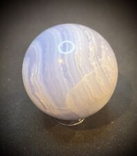 Blue Lace Agate Sphere With Stand 100 Grams picture