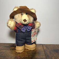FARRELL Furskin Bear Wendys Plush Stuffed Animal 1986 Promotional Toy Furskins picture