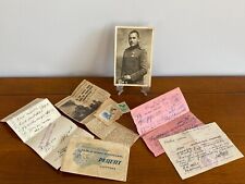 Lot Vintage Foto Serbian Soldier World War I Serbia Баточина Pharmacy,Ticket picture