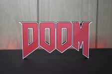 Doom 3D printed Comic Logo Art picture