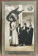 Postcard ~ THE HAT with WINGS ~ 1910's picture