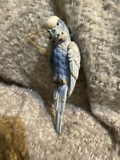 Resin Hanging Parrot Decoration Ornament Budgie? Blue Bird Lovers picture