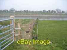 Photo 6x4 Fence Line by the River Dee Sandycroft This restored fence indi c2007 picture