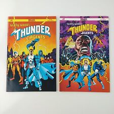 Wally Wood's Thunder Agents #1 #2 Lot VF+ (1984 Deluxe Comics) picture