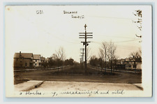 1910 Boulevard Street View Shelby Ohio RPPC - Posted picture