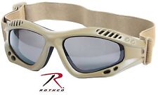 Coyote Brown Ventec Adjustable Tactical Goggles Rothco Padded Eyewear Protection picture