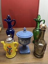 Lot of (5) Vintage Avon Perfume / Cologne Bottles Collection picture