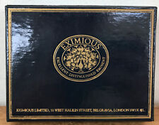 Vtg Eximious Limited London CLL Monogram Embossed Belgian Playing Cards w box picture