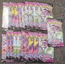 21x Pokemon Fusion Strike Booster Packs TCG picture