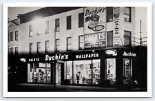 Elizabeth NJ-New Jersey, Duchin's Paint & Wallpaper Building, Vintage Postcard picture