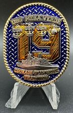 USN U.S. Navy USS Mesa Verde (LPD-19) CPO USMC Rare Military Challenge Coin picture
