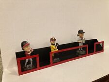 24” Custom Made Baseball Bobblehead Wall Display. Single Shelf picture