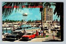 Ft Lauderdale FL-Florida, Bahia Mar, Yacht Basin, c1968 Vintage Postcard picture
