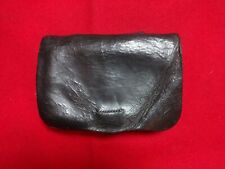 US FEDERAL ARMY BLACK LEATHER CARTRIDGE BOX EARLY CIVIL WAR picture