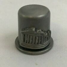 Vintage Rome Roman Themed Pewter Sewing Thimble picture