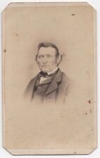 ANTIQUE CDV CIRCA 1860s BROSIUS & HILLIARD HANDSOME OLDER MAN SALEM OHIO picture