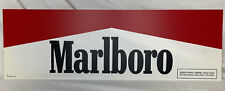 Vtg. 1990s Marlboro Logo Plastic Store Header Display Advertisement ~24.5
