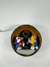M&Ms World Christmas Tree Ornament He Does Exist Diorama Fireplace picture