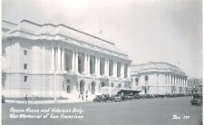 San Francisco RPPC Real Photo Opera House 1940 CA  picture