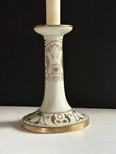 Antique Nippon Art Deco Candleholder Egyptian Revival Porcelain Gold 1911-1921 picture