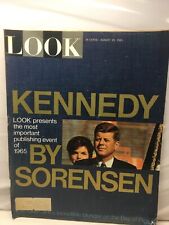 Look Magazine August 10, 1965 Kennedy By Sorenson picture