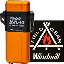 WINDMILL AWL-10 Orange Turbo Lighter - Waterproof, Windproof, Japan New picture