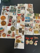 Lot Of 78 Vintage Soviet Russian Pins - Lenin - USSR - Collectible - Lapel  picture