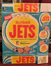 1950's JETS Cereal Box General Mills used - RARE vintage old first year series 4 picture